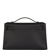 Hermès Kelly Pochette Black Swift Bag premium replica - image 3