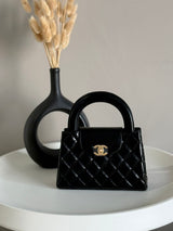 Chanel Small Kelly Mini Shopping Shiny Bag premium replica - image 4