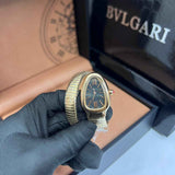 Bvlgari Serpenti Tubogas Gold Steel Black Dial Watch premium replica - image 4