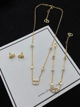 Chanel Lune Gold Finish Resin Pearls Crystals Jewelry premium replica - image 4