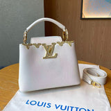 Louis Vuitton Ćapucines Taurillon Flower Cap – White premium replica - image 4