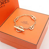 Hermès Chaine Ancre Farandole Bracelet Gold Plain Jewelry premium replica - image 3