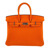 Hermès Birkin 25 Orange Bag premium replica - image 1