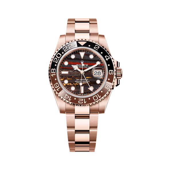 Rolex GMT-Master Ii Everose Tiger Eye Dial Watch – Rose Gold