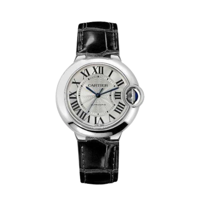 Cartier Ballon Bleu Black White Dial Watch premium replica - image 1
