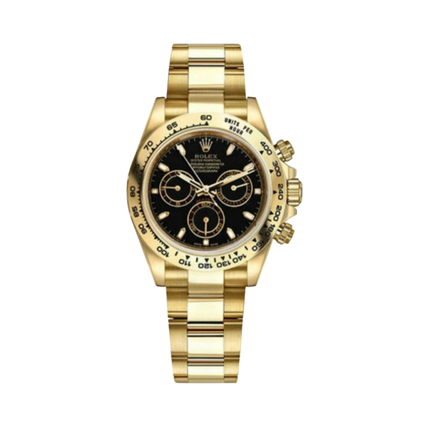 Rolex Cosmograph Daytona Watch – Black Dial, Black