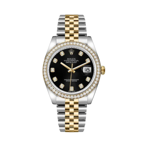 Rolex Datejust Watch – Black premium replica - image 1