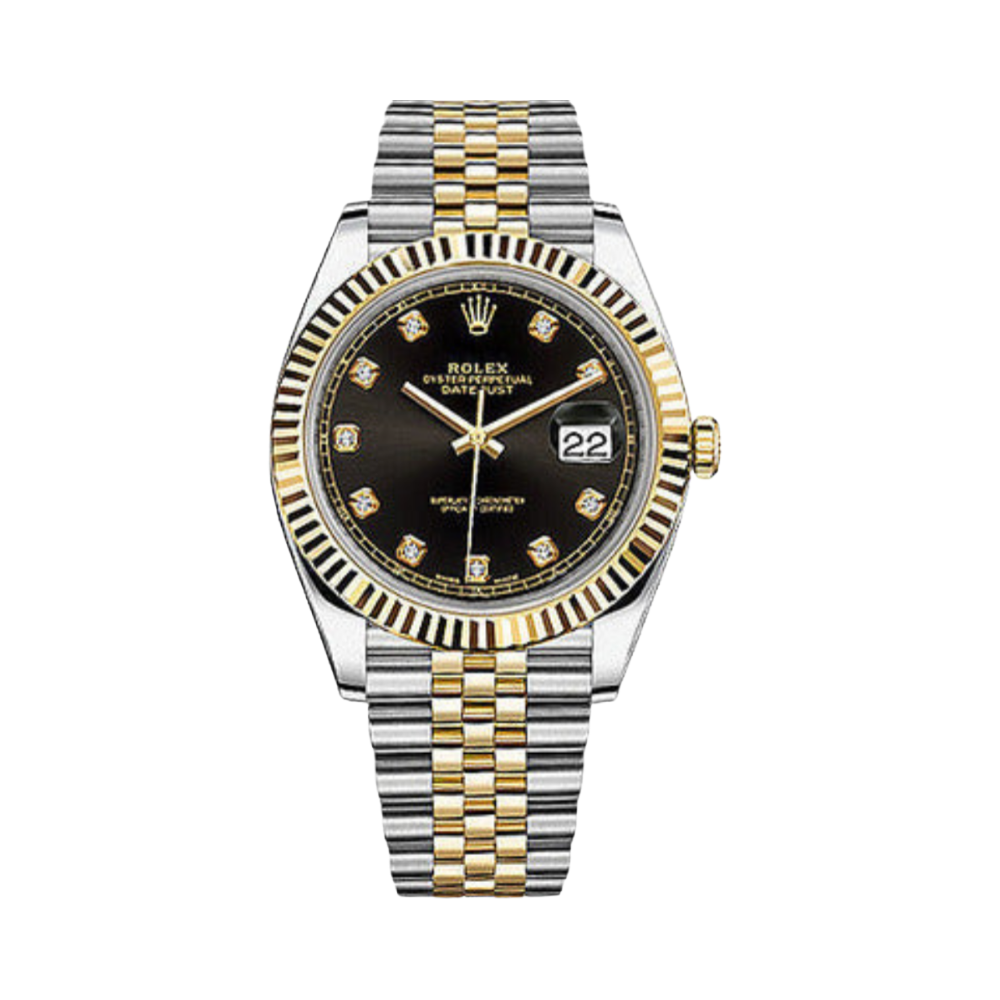 Rolex Datejust Watch – Black premium replica - image 1
