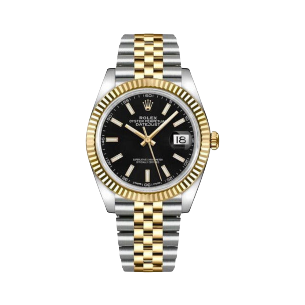 Rolex Datejust 41 Black Dial Watch premium replica - image 1
