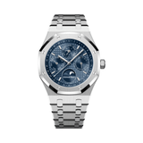 Audemars Piguet Royal Oak Perpetual Calendar Silver Blue Dial Watch premium replica - image 1