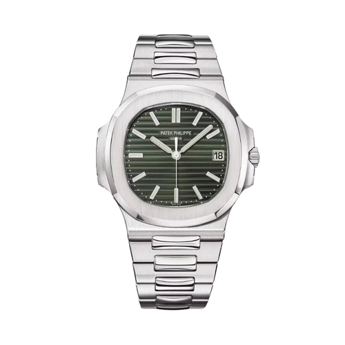 Patek Philippe Nautilus New Olive Green Dial Watch premium replica - image 1