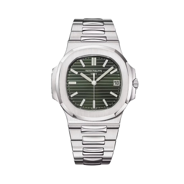 Patek Philippe Nautilus New Olive Green Dial Watch