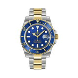 Rolex Submariner Date Two Tone Blue Dial Watch premium replica - image 1