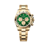 Rolex Yellow Gold Green Dial Watch premium replica - image 1