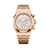 Audemars Piguet Royal Oak Selfwinding Chronograph Stainless Gold Steel White Dial Watch premium replica - image 1