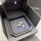 Messika Jewelry My Twin Toi Open Ring Yellow Gold Diamonds Jewelry premium replica - image 4
