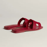 Hermés Slipper Oran Rouge Slides premium replica - image 3