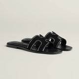 Hermès Slipper Oran Black Studded Accessory premium replica - image 2