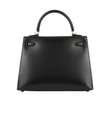 Hermès Kelly 28 Sellier Black Box Calfskin Leather Gold Hardware Bag premium replica - image 2