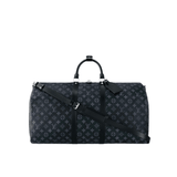 Louis Vuitton Keepall Bandoulière 55 Duffel Monogram Eclipse Canvas. Bag premium replica - image 1