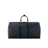 Louis Vuitton Keepall Bandoulière 55 Duffel Monogram Eclipse Canvas. Bag premium replica - image 2