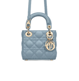 Dior Lady Micro In A Soft Blue Bag premium replica - image 3