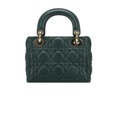 Dior Lady In Green Cannage Leather Bag premium replica - image 2