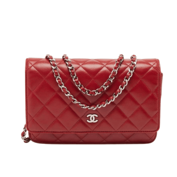 Chanel On Chain Crossbody Wallet – Red