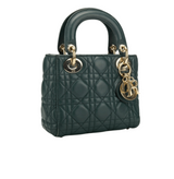 Dior Lady In Green Cannage Leather Bag premium replica - image 3