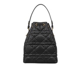 Dior Caro Bucket In Black Macrocannage Lambskin Bag premium replica - image 3
