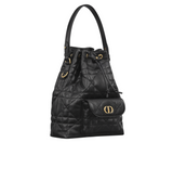Dior Caro Bucket In Black Macrocannage Lambskin Bag premium replica - image 2