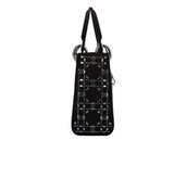 Dior In Black Strass Cannage Satin. Bag premium replica - image 3