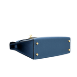 Hermès Mini Kelly 20 Deep Blue Epsom Leather Gold Hardware Bag premium replica - image 3