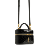YSL Bag Gaby Vanity Black Patent Leather Bag premium replica - image 2