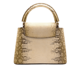 Louis Vuitton Capucines Gold-Colored Snakeskin Cap premium replica - image 2