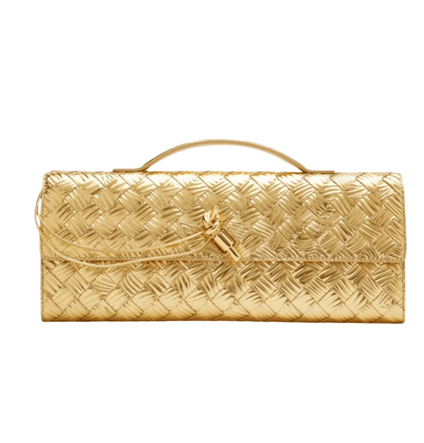 Bottega Veneta Andiamo Intrecciato Leather Bag