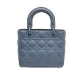 Dior Lady Tote In Blue Cannage Leather. Bag premium replica - image 2