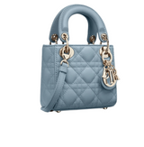 Dior Lady Micro In A Soft Blue Bag premium replica - image 2