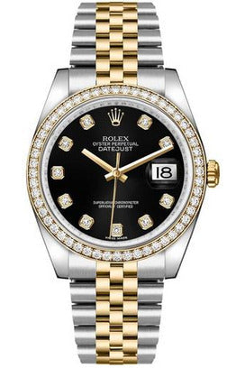 Rolex Datejust Watch – Black premium replica - image 2