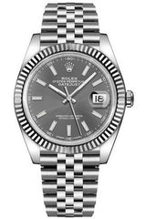 Rolex Datejust 41 Black Dial Watch premium replica - image 2