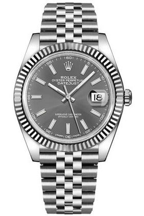 Rolex Datejust 41 Black Dial Watch premium replica - image 2