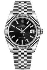 Rolex Datejust 41 Black Dial Watch premium replica - image 2