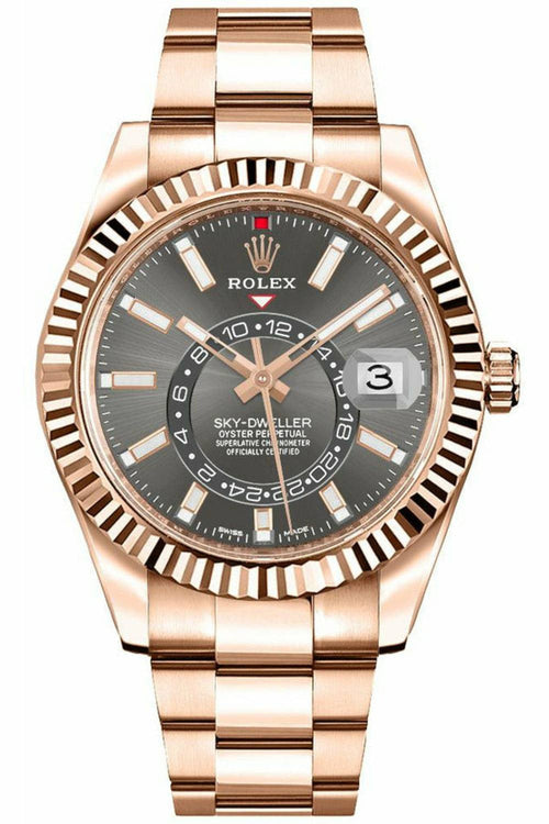 Rolex Sky-Dweller Watch – Rose Gold premium replica - image 2