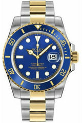 Rolex Submariner Date Two Tone Blue Dial Watch premium replica - image 2