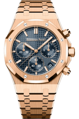 Audemars Piguet Royal Oak Selfwinding Chronograph Stainless Gold Steel Black Dial Watch premium replica - image 2